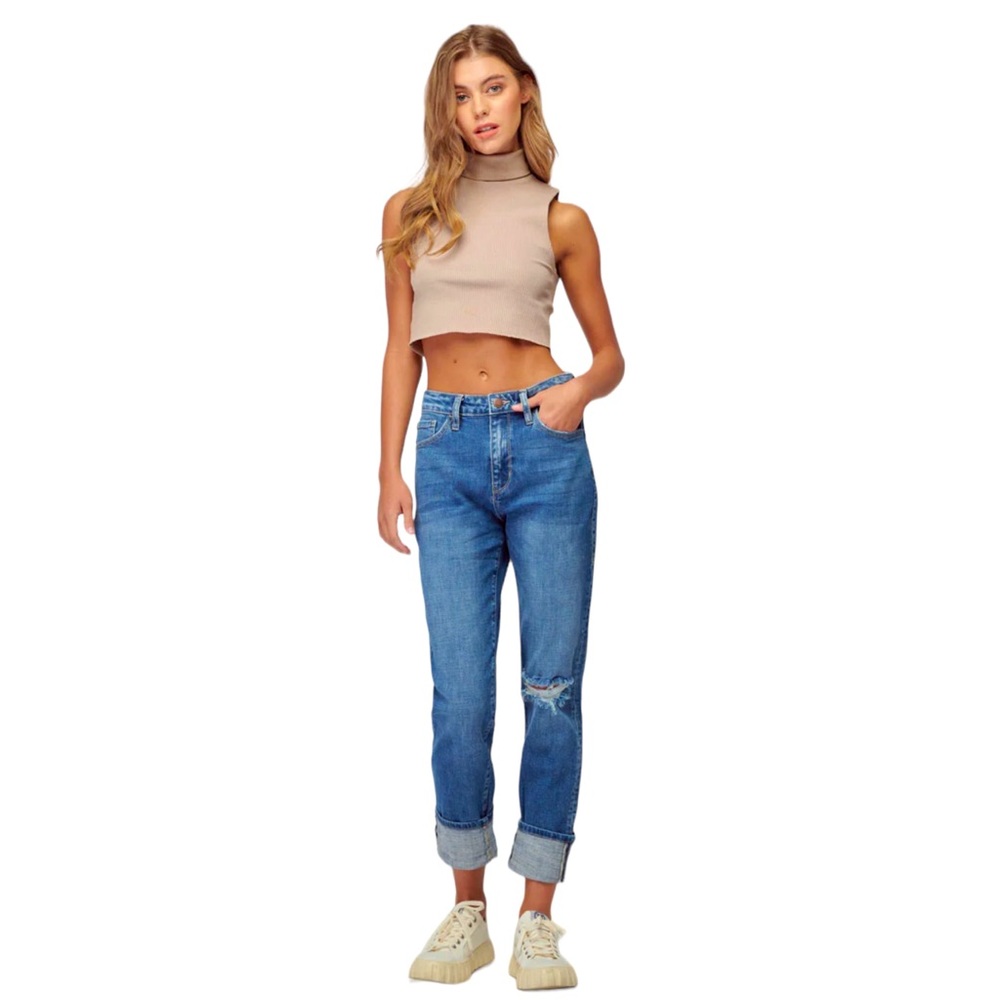 New Nature Denim London High Rise Mom Jeans - Picture 1 of 8